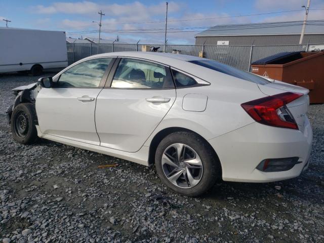 2HGFC2F51MH001645 - 2021 HONDA CIVIC LX WHITE photo 2