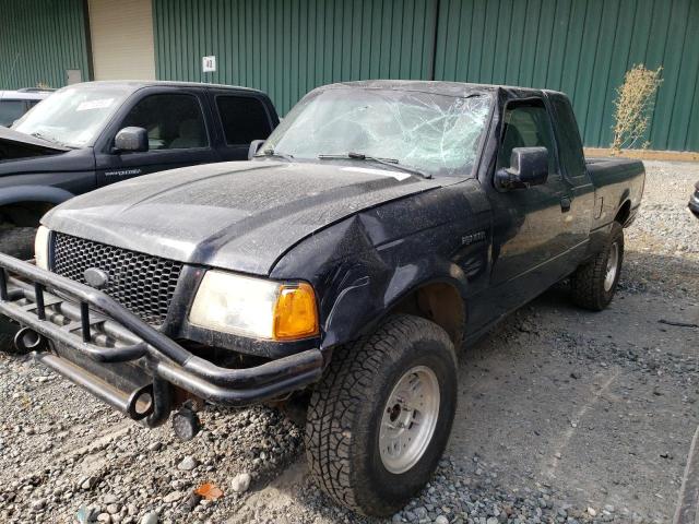 1FTZR45E73PB23072 - 2003 FORD RANGER SUPER CAB BLACK photo 1