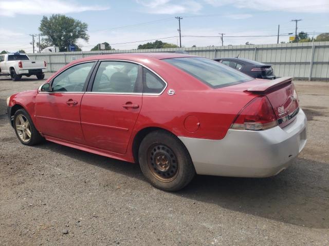 2G1WT57K891169862 - 2009 CHEVROLET IMPALA 1LT RED photo 2