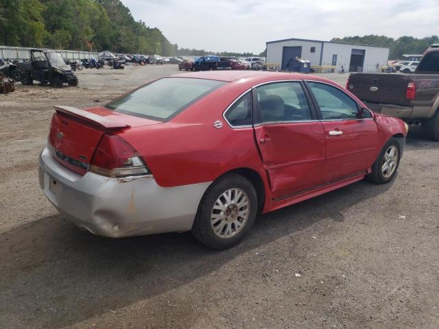 2G1WT57K891169862 - 2009 CHEVROLET IMPALA 1LT RED photo 3