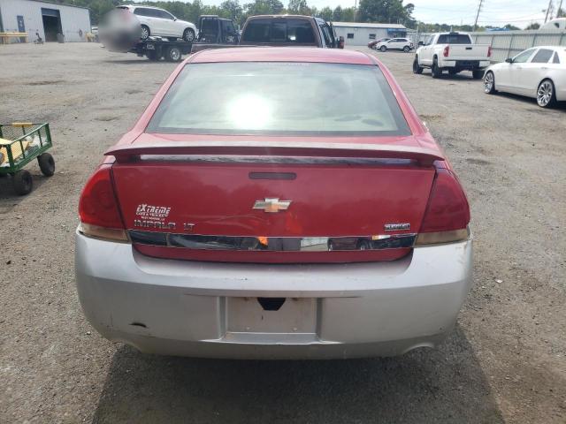 2G1WT57K891169862 - 2009 CHEVROLET IMPALA 1LT RED photo 6