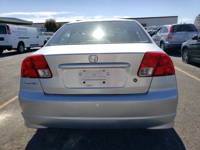 2HGES16354H594966 - 2004 HONDA CIVIC DX VP SILVER photo 6
