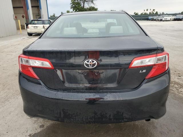 4T4BF1FKXDR278300 - 2013 TOYOTA CAMRY L BLACK photo 6