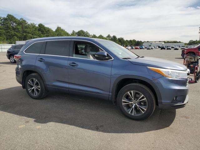 5TDJKRFH3GS265311 - 2016 TOYOTA HIGHLANDER XLE Mavi foto 4