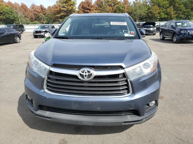 5TDJKRFH3GS265311 - 2016 TOYOTA HIGHLANDER XLE Mavi foto 5