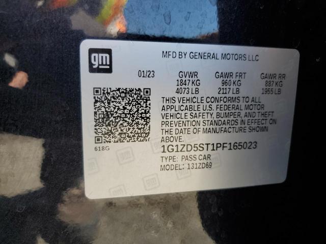 1G1ZD5ST1PF165023 - 2023 CHEVROLET MALIBU LT GRAY photo 13