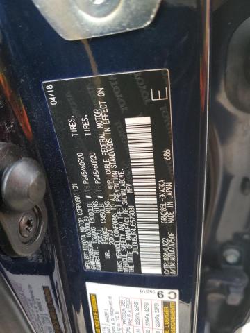 JTEBU5JR4J5579081 - 2018 TOYOTA 4RUNNER SR5/SR5 PREMIUM Синій фото 14