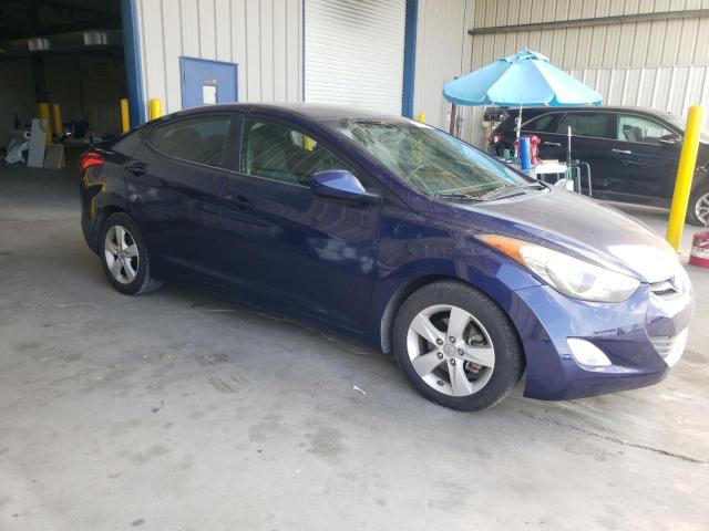 5NPDH4AEXDH241178 - 2013 HYUNDAI ELANTRA GLS BLUE photo 4