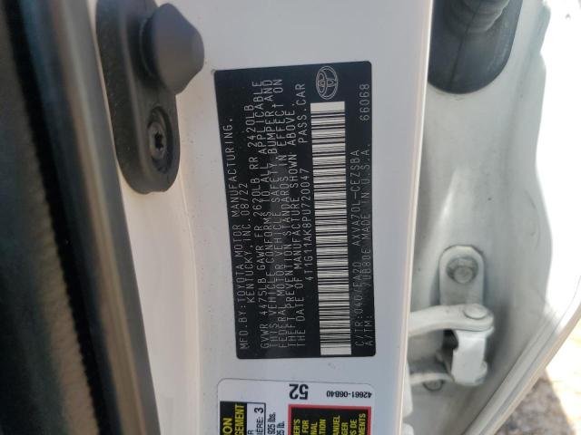 4T1G11AK8PU720047 - 2023 TOYOTA CAMRY SE NIGHT SHADE WHITE photo 13