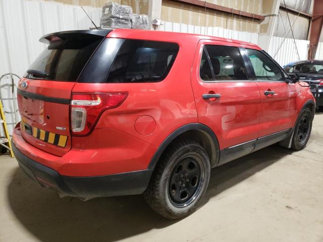 1FM5K8AR4FGC17672 - 2015 FORD EXPLORER POLICE INTERCEPTOR RED photo 3