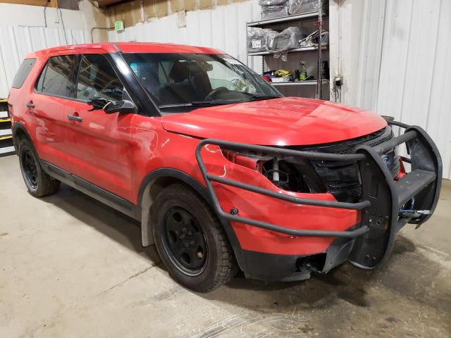 1FM5K8AR4FGC17672 - 2015 FORD EXPLORER POLICE INTERCEPTOR RED photo 4