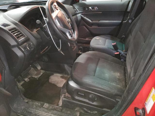 1FM5K8AR4FGC17672 - 2015 FORD EXPLORER POLICE INTERCEPTOR RED photo 7