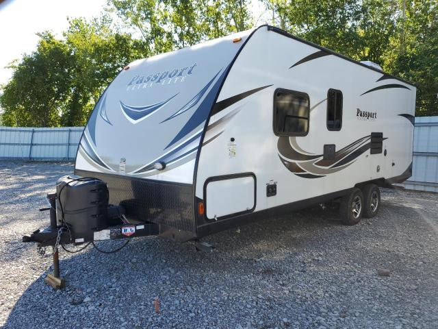 4YDT23928KK412393 - 2019 PASSPORT TRAVELTRLR WHITE photo 2