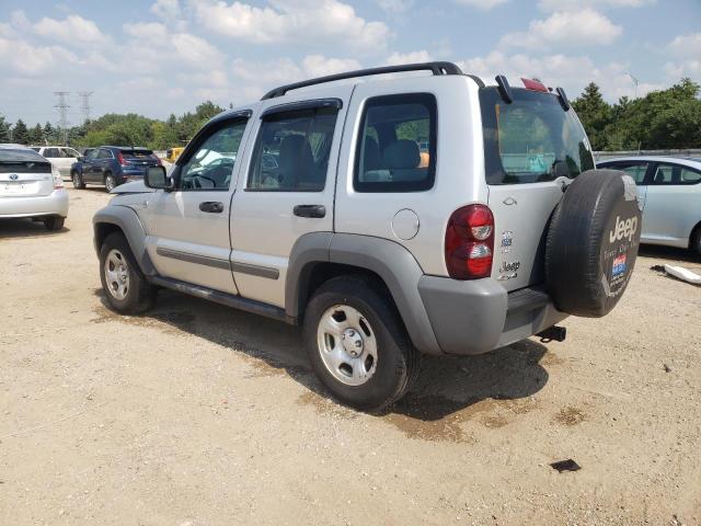 1J4GL48K05W534911 - 2005 JEEP LIBERTY SPORT Күміс фото 2