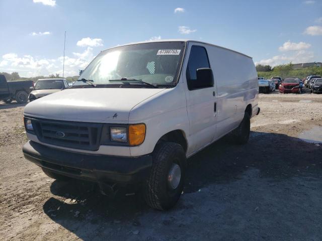 1FTSS34P55HA67732 - 2005 FORD ECONOLINE E350 SUPER DUTY VAN WHITE photo 1