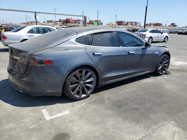 5YJSA1E29GF136905 - 2016 TESLA MODEL S GRAY photo 3