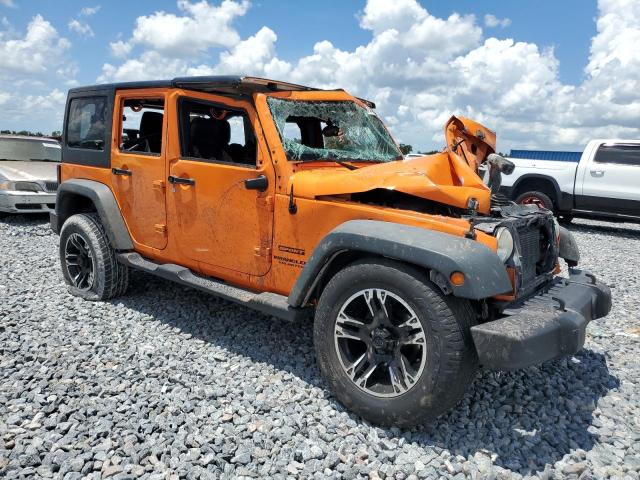 1C4BJWDG3DL521444 - 2013 JEEP WRANGLER U SPORT Նարնջագույն լուսանկար 4