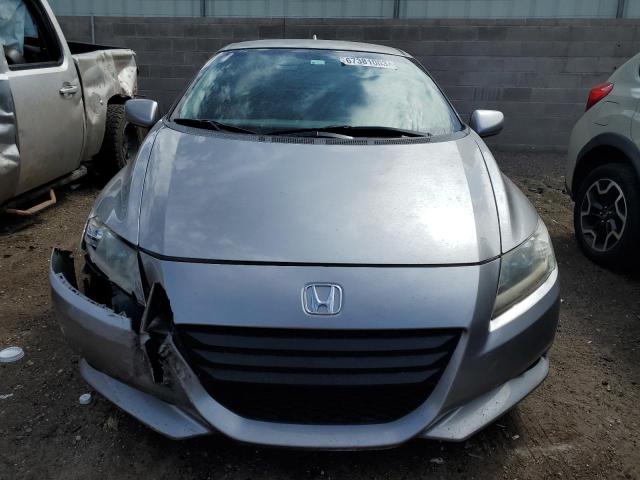 JHMZF1D66BS014338 - 2011 HONDA CR-Z EX SILVER photo 5