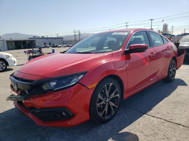 2HGFC2F87MH514540 - 2021 HONDA CIVIC SPORT 红色 照片 1