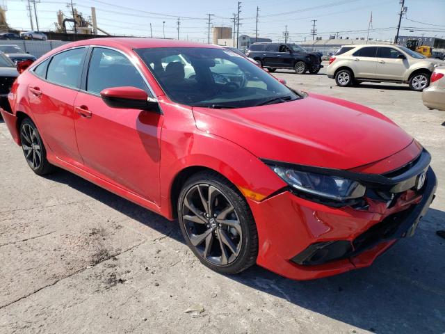 2HGFC2F87MH514540 - 2021 HONDA CIVIC SPORT 红色 照片 4