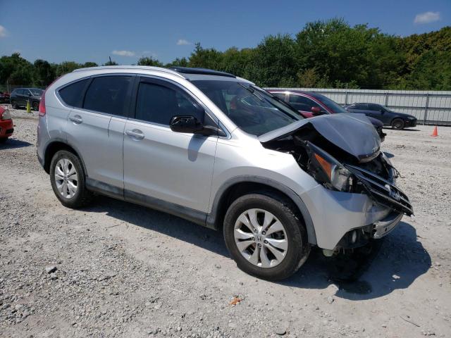 JHLRM4H79CC002873 - 2012 HONDA CR-V EXL SILVER photo 4