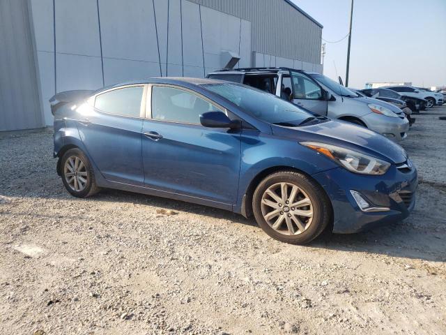 KMHDH4AE8GU526127 - 2016 HYUNDAI ELANTRA SE BLUE photo 4