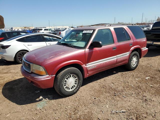 1GKDT13W912186744 - 2001 GMC JIMMY BURGUNDY photo 1