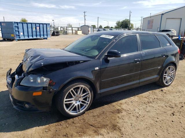 WAUKD78P87A173208 - 2007 AUDI A3 S-LINE 3.2 QUATTRO BLACK photo 1