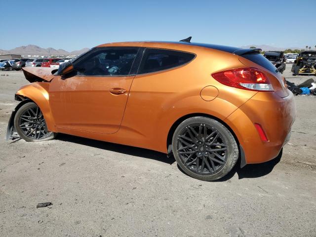KMHTC6AD8HU312303 - 2017 HYUNDAI VELOSTER ORANGE photo 2