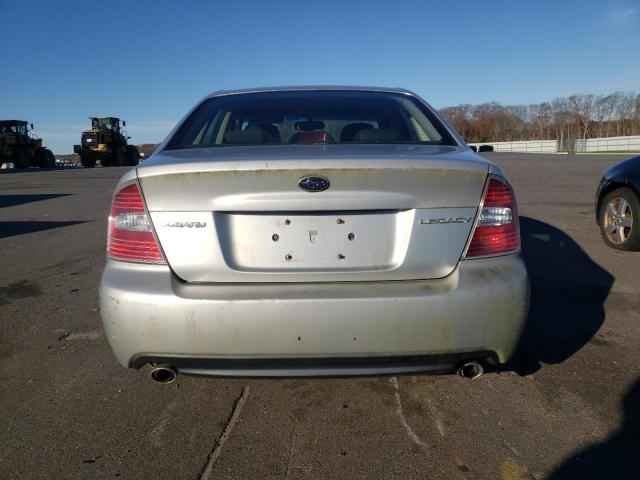 4S3BL626877214918 - 2007 SUBARU LEGACY 2.5I LIMITED SILVER photo 6