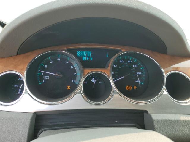 5GALRBEDXAJ186928 - 2010 BUICK ENCLAVE CXL SILVER photo 9