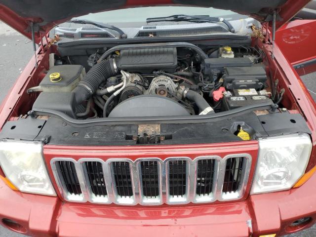 1J8HG48K46C136448 - 2006 JEEP COMMANDER RED photo 11