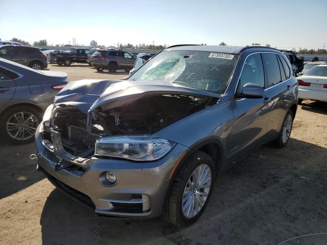 5UXKR6C5XF0J77817 - 2015 BMW X5 XDRIVE50I GRAY photo 1