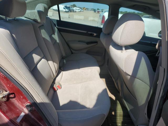 2HGFA15869H505322 - 2009 HONDA CIVIC EX MAROON photo 10