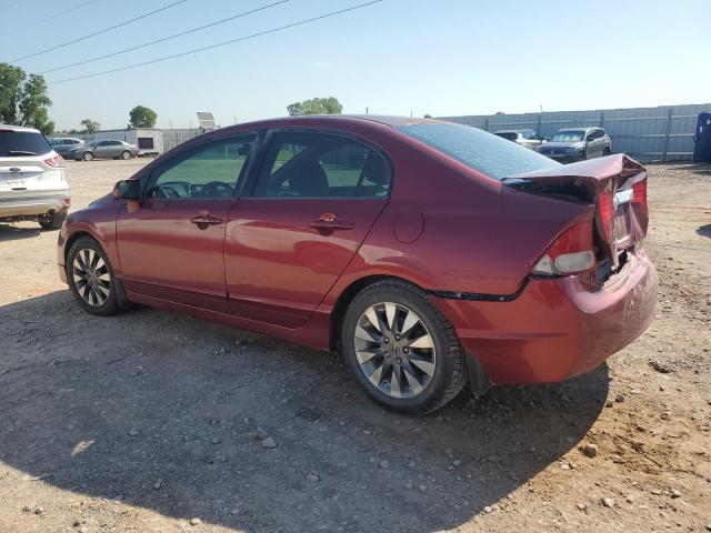 2HGFA15869H505322 - 2009 HONDA CIVIC EX MAROON photo 2