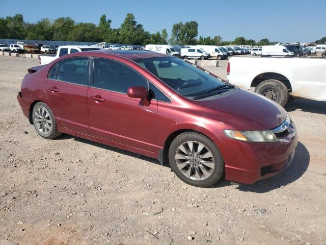 2HGFA15869H505322 - 2009 HONDA CIVIC EX MAROON photo 4