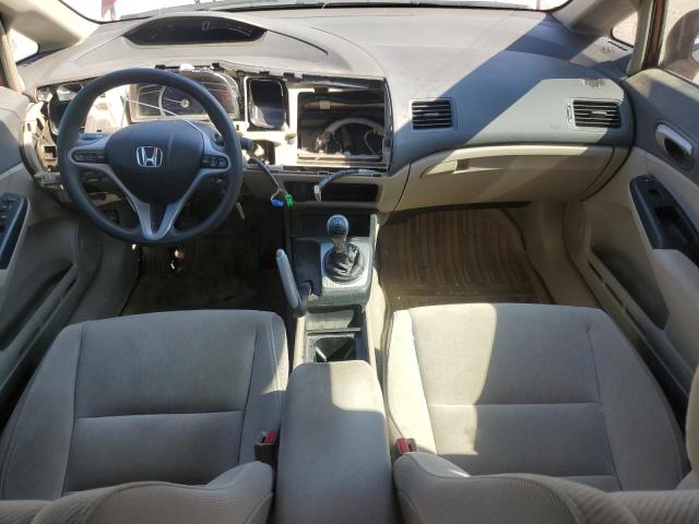 2HGFA15869H505322 - 2009 HONDA CIVIC EX MAROON photo 8