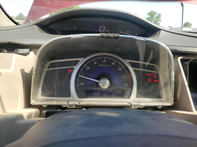 2HGFA15869H505322 - 2009 HONDA CIVIC EX MAROON photo 9