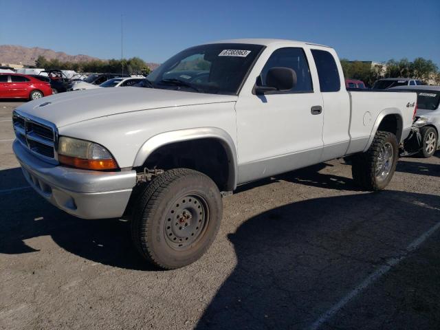 1D7HG42N74S713993 - 2004 DODGE DAKOTA SLT WHITE photo 1