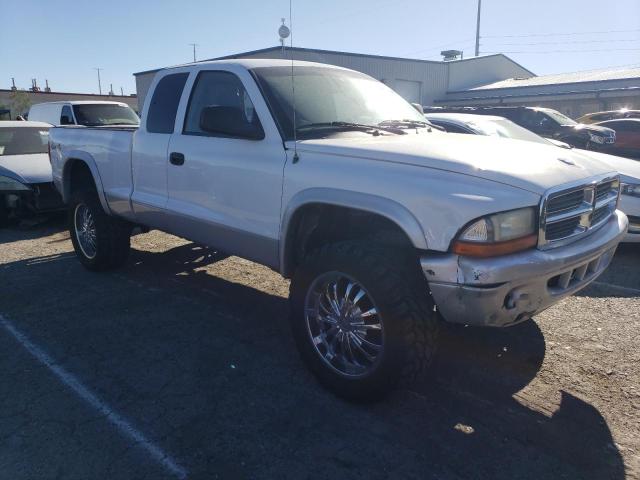 1D7HG42N74S713993 - 2004 DODGE DAKOTA SLT WHITE photo 4