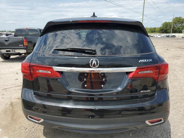 5FRYD4H48GB028077 - 2016 ACURA MDX TECHNOLOGY BLACK photo 6