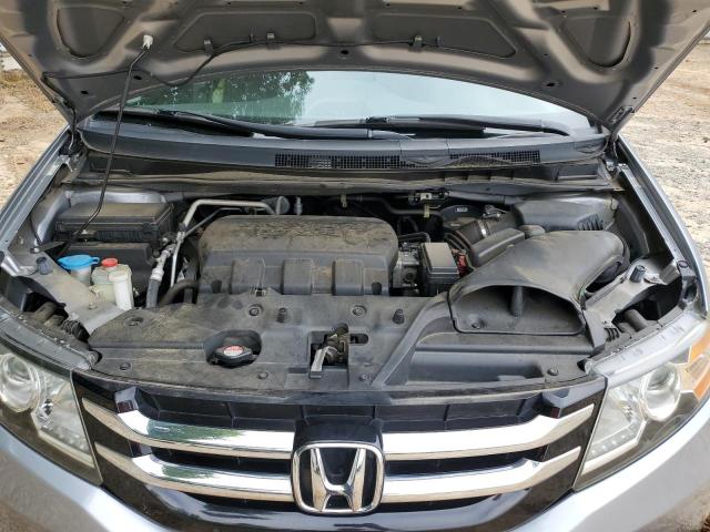 5FNRL5H60HB004227 - 2017 HONDA ODYSSEY EXL SILVER photo 12