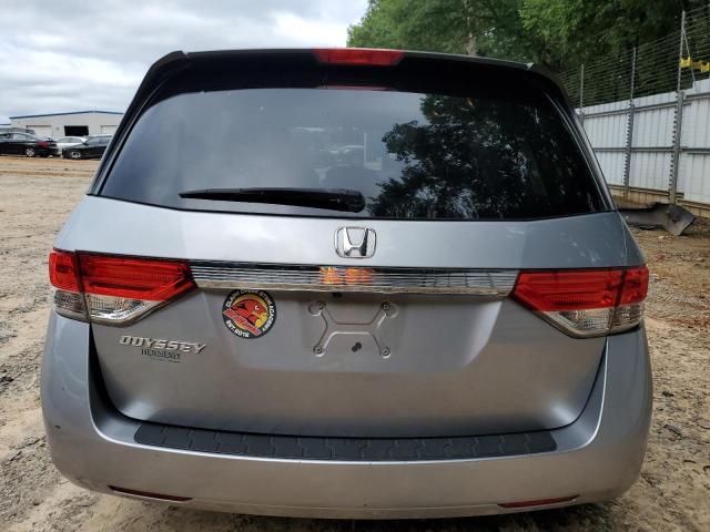 5FNRL5H60HB004227 - 2017 HONDA ODYSSEY EXL SILVER photo 6