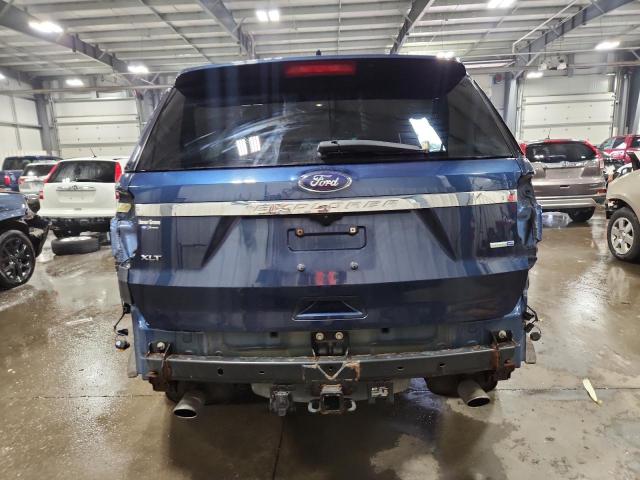 1FM5K8D80GGB05911 - 2016 FORD EXPLORER XLT BLUE photo 6