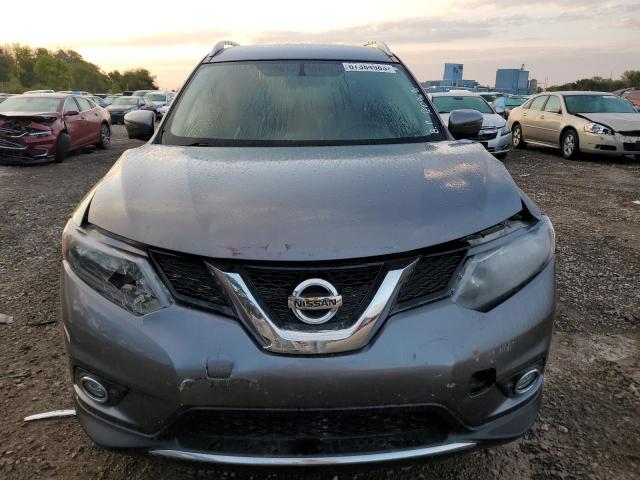 KNMAT2MV0GP700485 - 2016 NISSAN ROGUE S GRAY photo 5