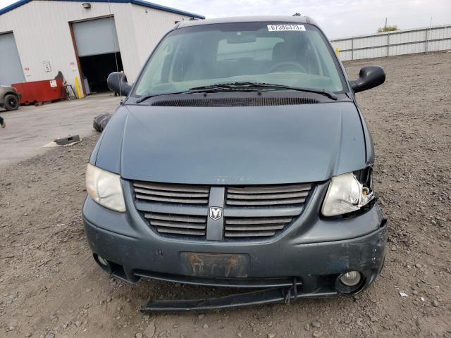 2D4GP44L55R458235 - 2005 DODGE CARAVAN SXT TURQUOISE photo 5