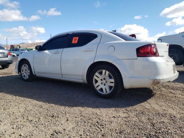 1C3CDZAB0DN544162 - 2013 DODGE AVENGER SE WHITE photo 2