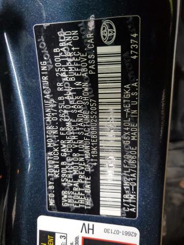 4T1BK1EB0HU252057 - 2017 TOYOTA AVALON XLE Mavi foto 12