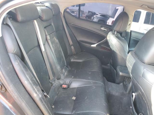 JTHBE262665009469 - 2006 LEXUS IS 350 GRAY photo 10