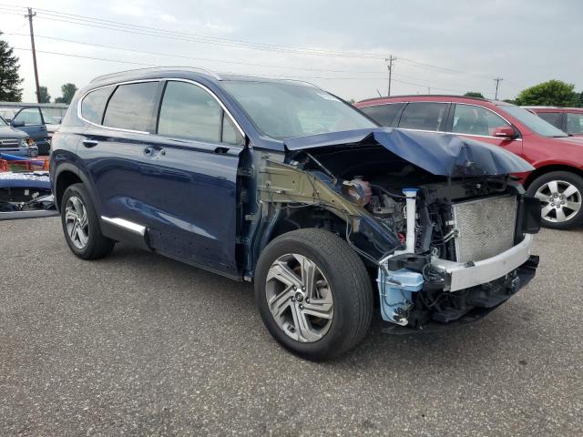 5NMS3DAJ7NH456874 - 2022 HYUNDAI SANTA FE SEL 蓝色 照片 4